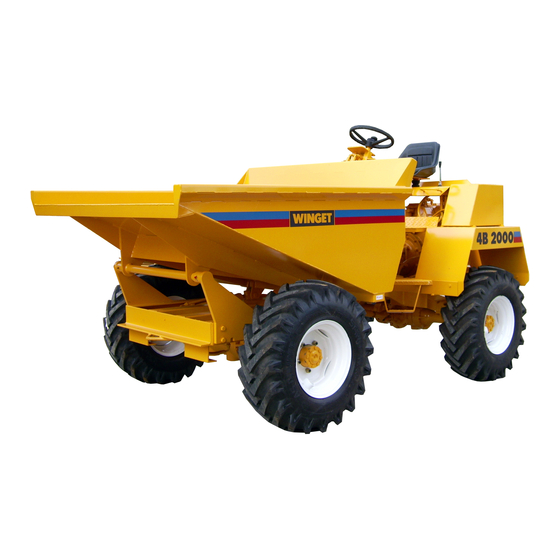 Winget 4B2000 Operator's Handbook Manual