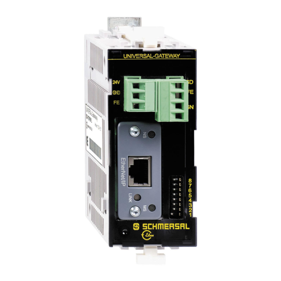 schmersal SD-I-U Series Mounting And Wiring Instructions