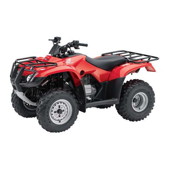 Honda TRX250TE1 2019 Owner's Manual
