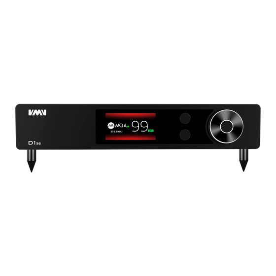 SMSL VMV D1se User Manual