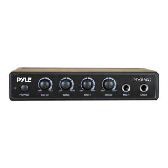 Pyle PDKRMX2 User Manual