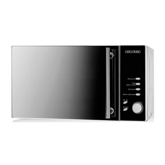 cecotec CONVECTION 2500 Microwave Grill Manuals