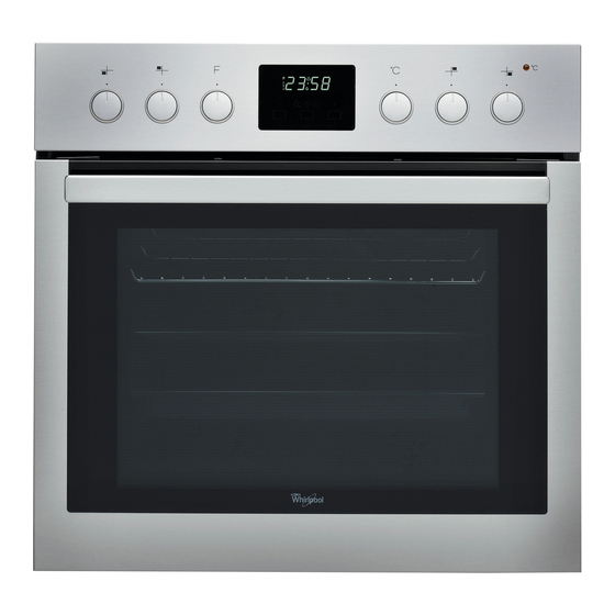Whirlpool AKP 733 IX Built-in Oven Manuals