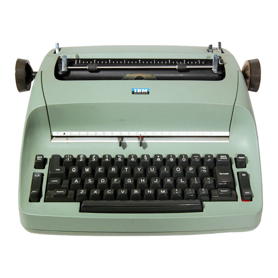 IBM Selectric I/O Reference Manual