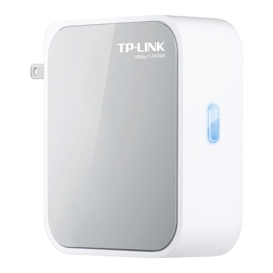 TP-Link TL-WR700N User Manual