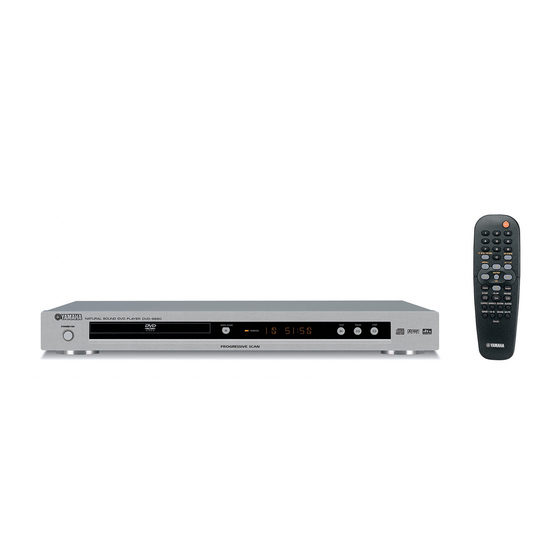 Yamaha DVD-S550 Service Manual