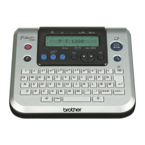 Brother P-Touch 1280TH User Manual