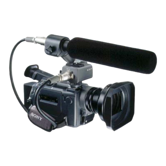 Sony DVCAM DSR-PD100 Brochure & Specs