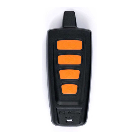 Fox Halo Remote Instruction Manual
