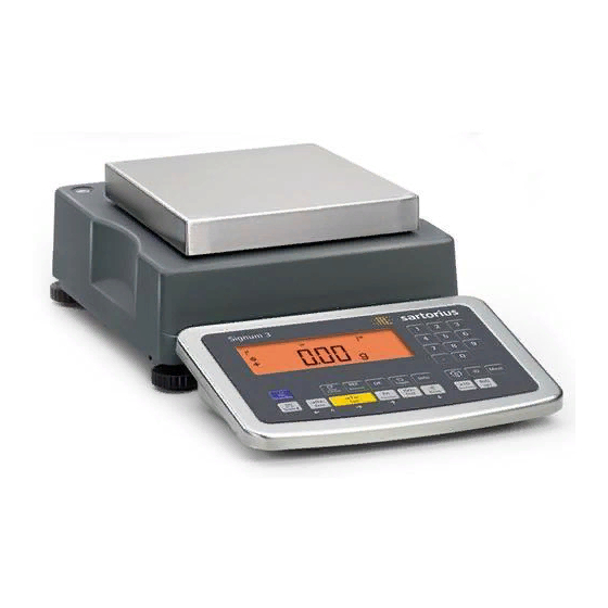 Minebea Intec Signum 3 Ex Operating Manual