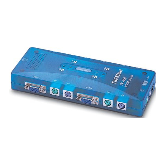 TRENDnet TK-400 Specifications