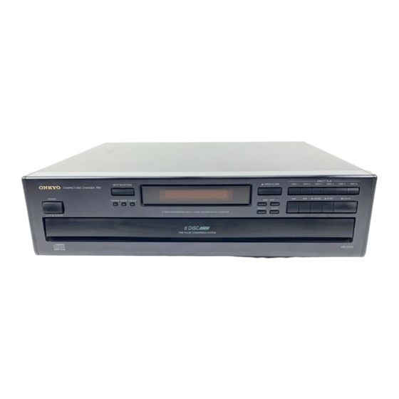 Onkyo DX-C120 Service Manual