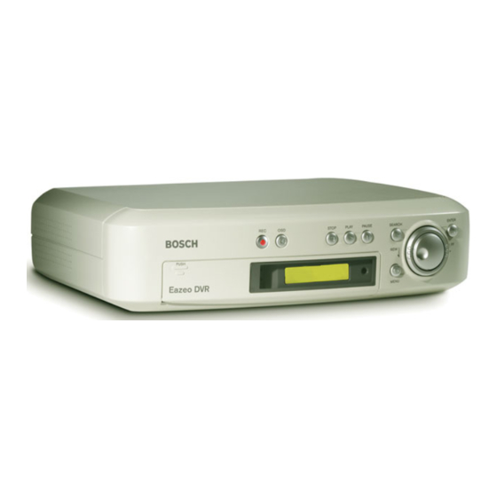 Bosch DVR-16L-050A Quick Manual