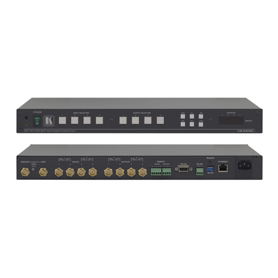 Kramer VS-44HDxl User Manual
