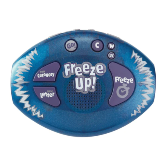 Learning Resources Freeze Up EI-8920 Manual