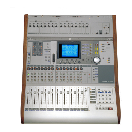 Tascam DM-3200 Release Notes