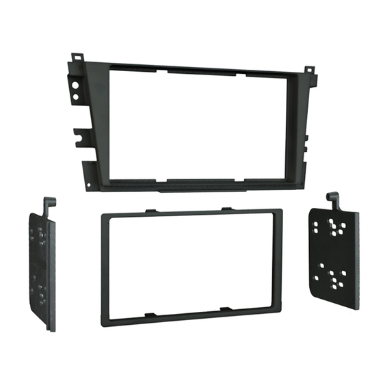 Metra Electronics ACURA 95-7868B Installation Instructions Manual