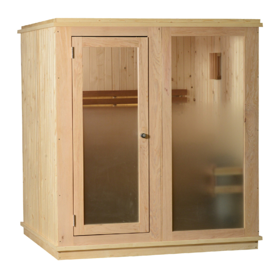 Almost Heaven Saunas Rainelle Installation & Owner's Manual