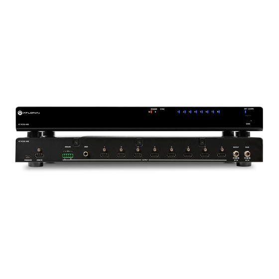Atlona AT-RON-448 Installation Manual
