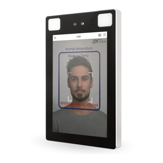 ZKTeco Green Label ProFaceX User Manual