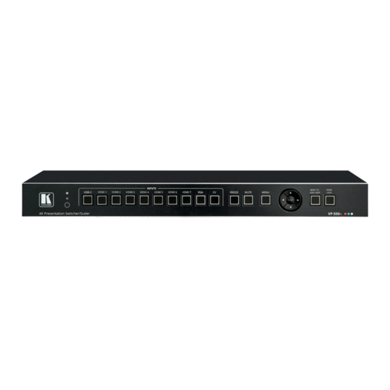 Kramer VP-550X User Manual