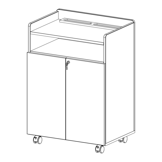 User Manuals: LDI SAFCO 8919 Presentation Stand