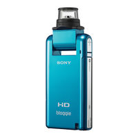 Sony MHS-PM5K/V - High Definition Mp4 Bloggie™ Camera Kit; Violet Instruction Manual
