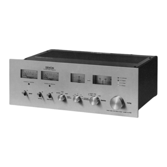 Denon TU-355 Service Manual