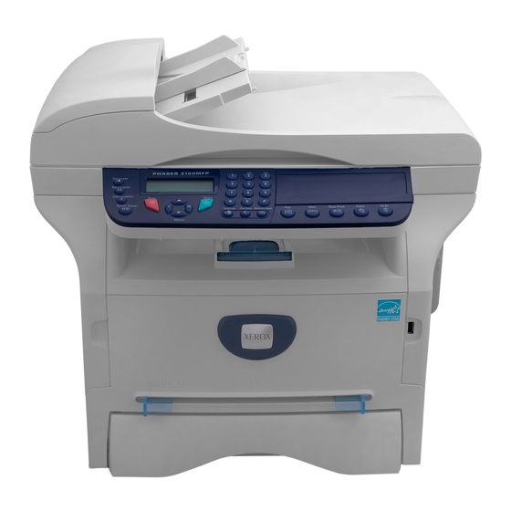 Xerox 3100MFPX - Phaser B/W Laser Installation Instructions