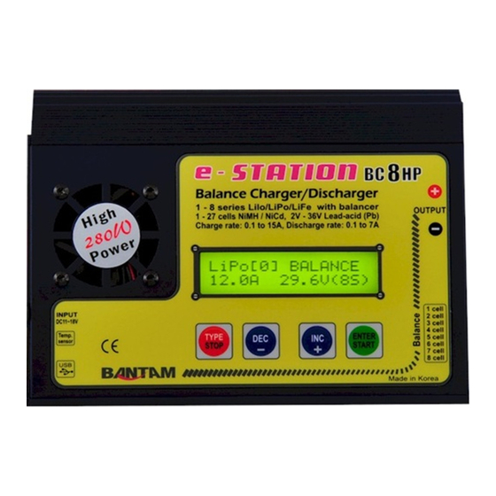 Bantam e-Station BC8HP Operating Manual