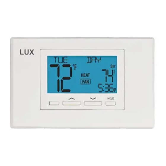 Lux Products SMART TEMP TX9100Ua Installation And Operating Instructions Manual