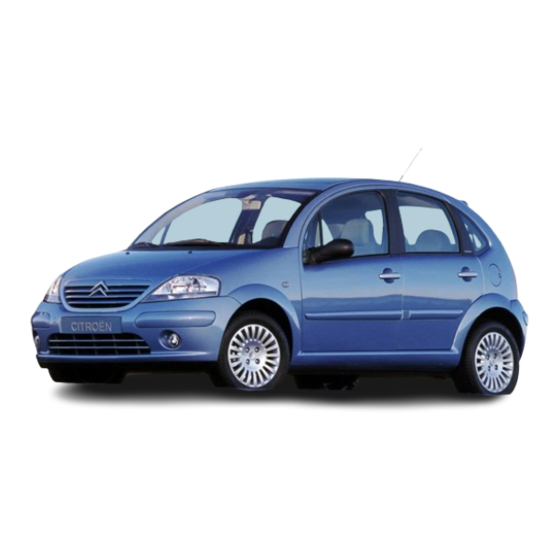 CITROEN C3 2002 User Manual