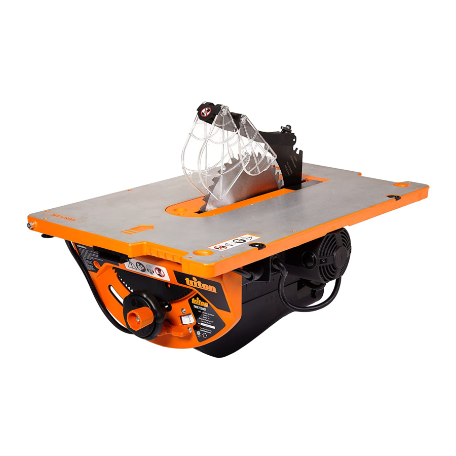 Triton TWX7CS001 Assembly Instructions Manual