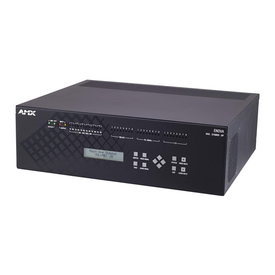 AMX Enova DVX-3150HD-SP Instruction Manual