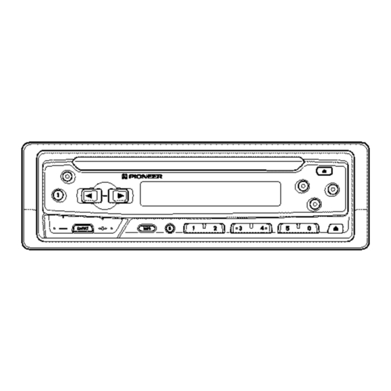 Pioneer DEH-344R X1M Service Manual