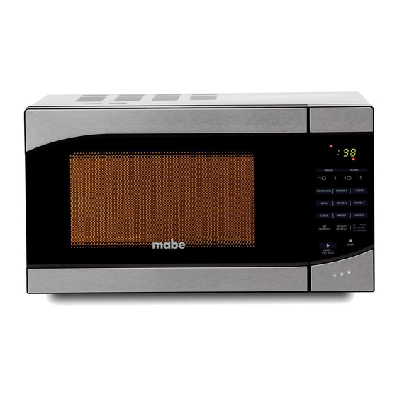 mabe MEI2570DVSB Digital Microwave Oven Manuals