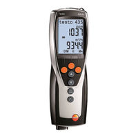 TESTO 435-4 Instruction Manual