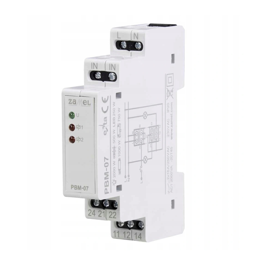 Zamel exta PBM-07 Manual Instruction