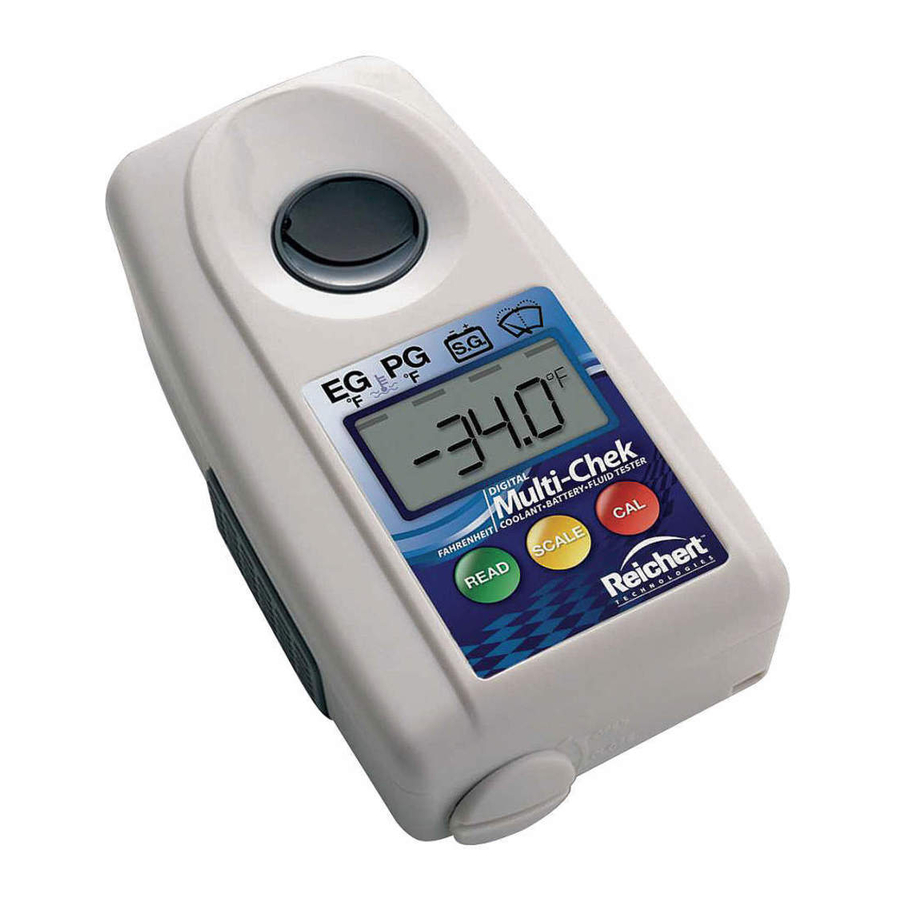 Reichert Multi-Chek User Manual