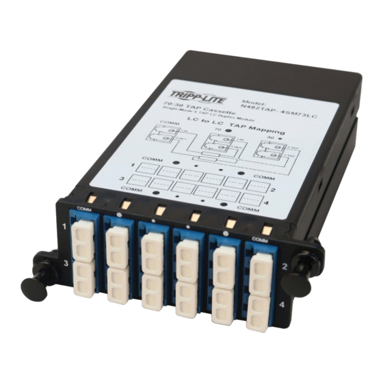 Tripp Lite N482TAP-4SM73LC Quick Start Manual