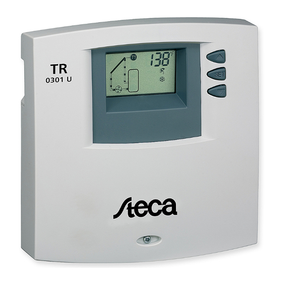 SunEarth Steca TR0301U Quick Start Manual
