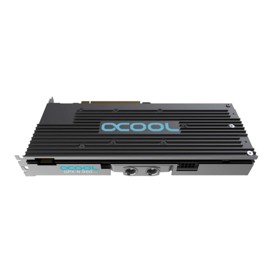 Alphacool NexXxoSGPX-N 960-M06 Instruction Manual