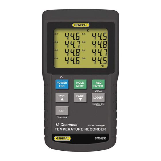 General DT4208SD User Manual