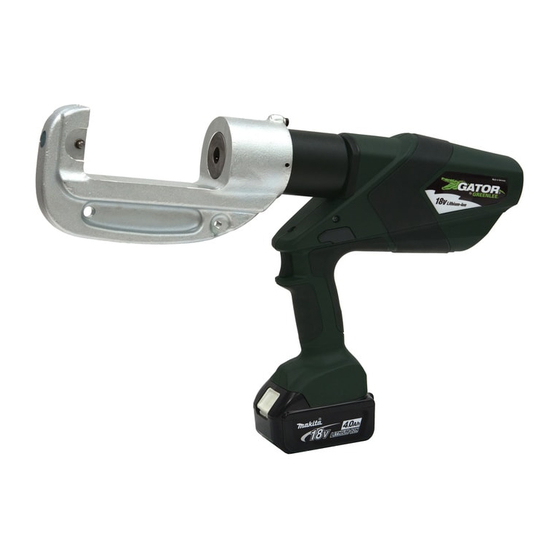 Greenlee GATOR EK1550LX Operation Manual