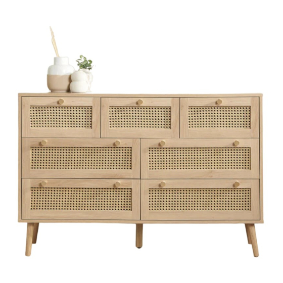 Birlea Croxley 5 Drawer Rattan Chest Assembly Instructions Manual