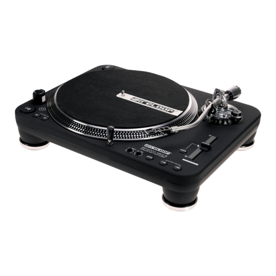 Reloop RP-6000 MK6 LTD Operation Manual