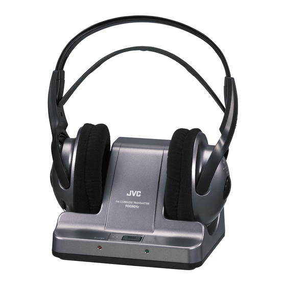 JVC HAW600RF - Headphones - Binaural Manuals