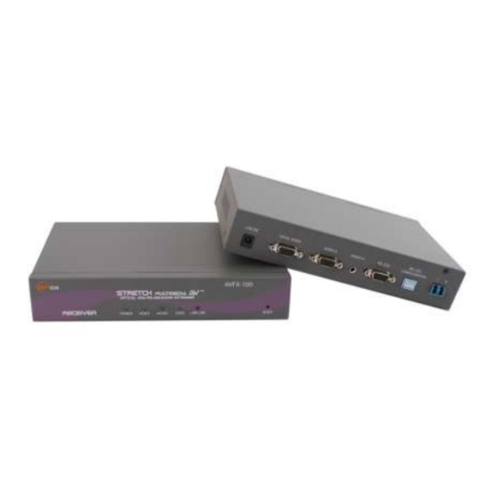 opticis AVFX-100-TR User Manual