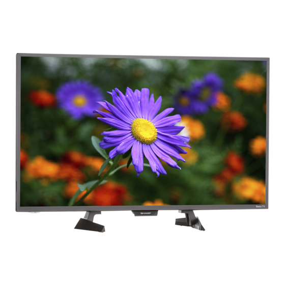 Sharp Roku LC-43LB481U Quick Setup Manual