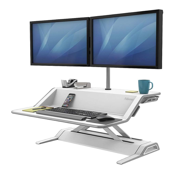 Fellowes Lotus DX Sit-Stand Workstation Manuals